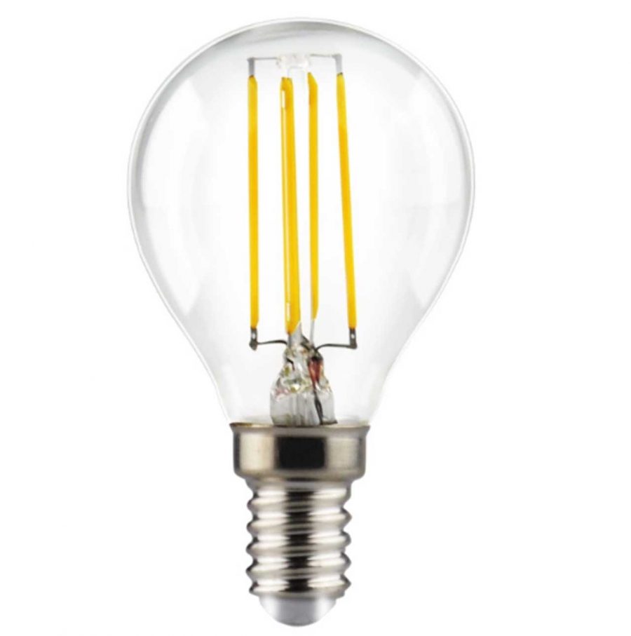 LED lampa Filament, Klar, E14, 249ln, 4W