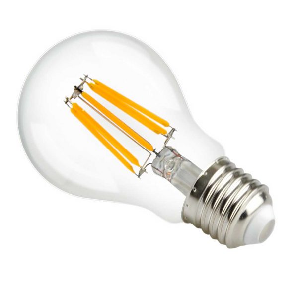 LED lampa Filament, Klar, E27, 249ln, 4W